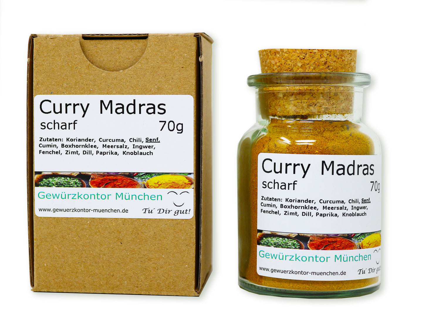Curry Madras scharf karton