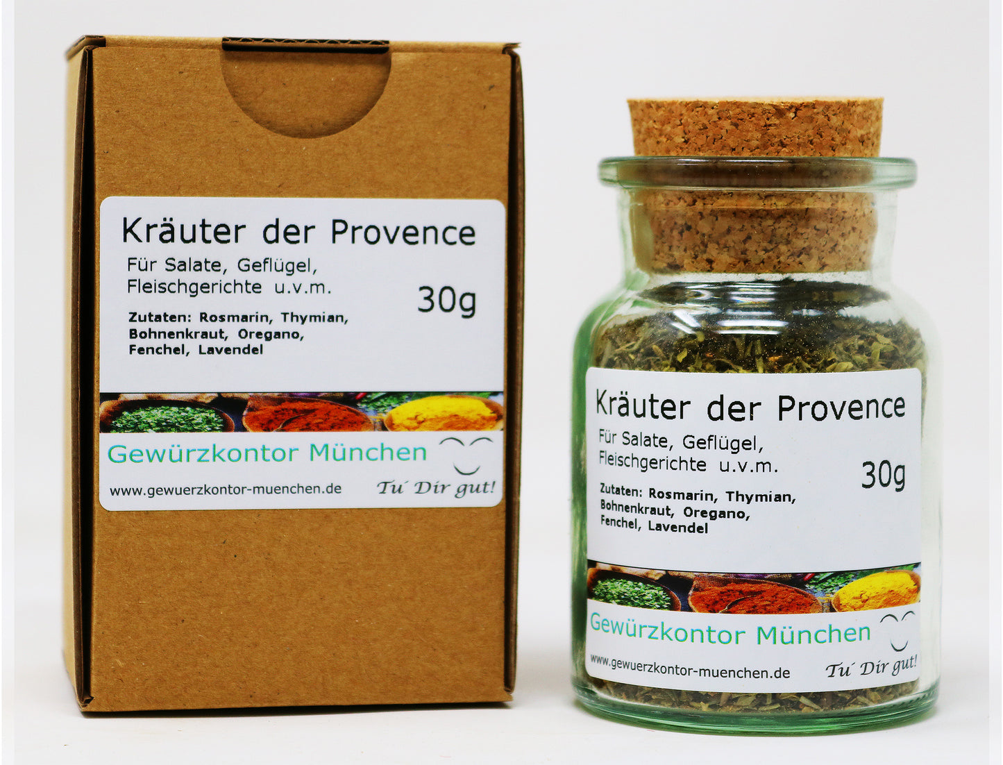Kruter der Provence 30g Glas + Karton