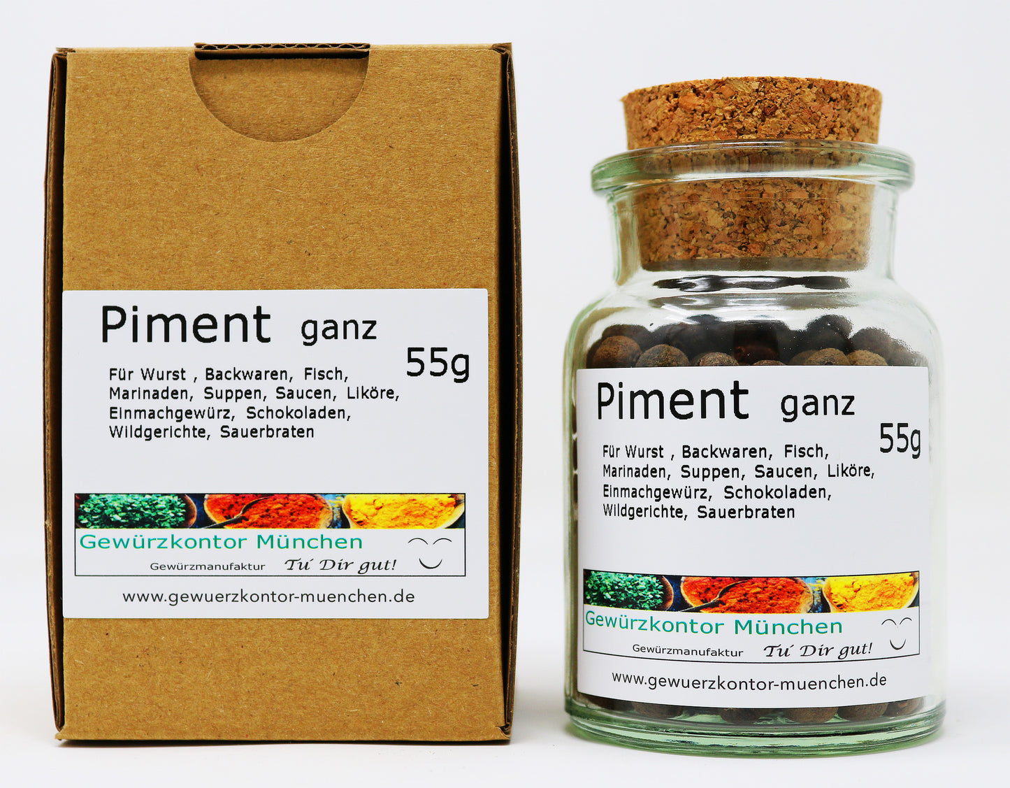 Piment ganz glas 55g Glas+karton