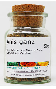 Anis Ganz 50g Glas