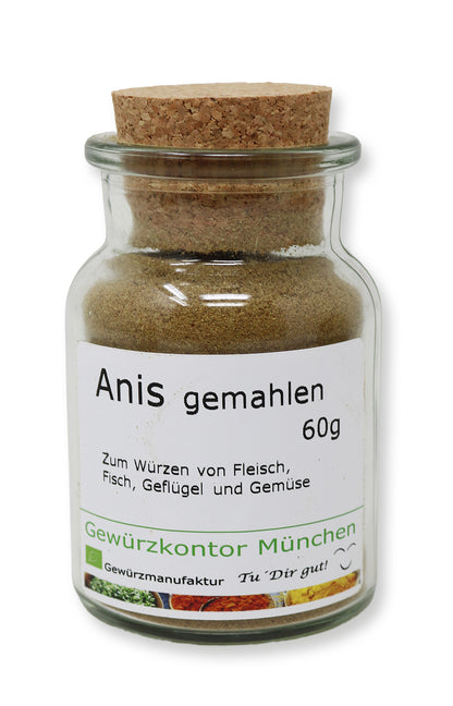 Anis gemahlen 60g Glas