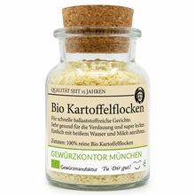Bio Kartoffelflocken im Glas