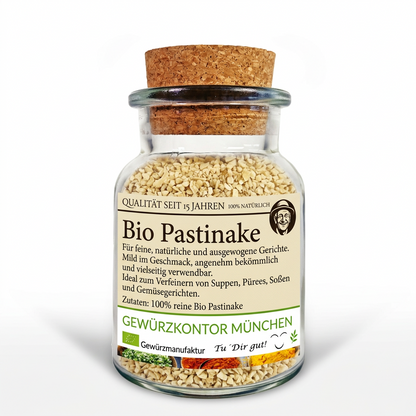 Bio Pastinake im Glas