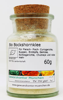 Bio Bockshornklee gemahlen 60g glas