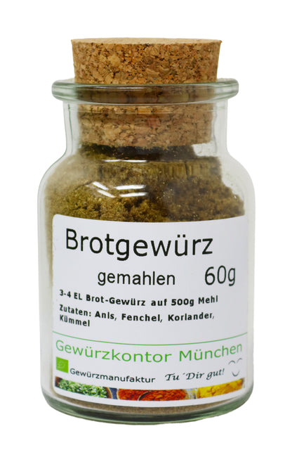 Brotgewrz gemahlen 60g Glas