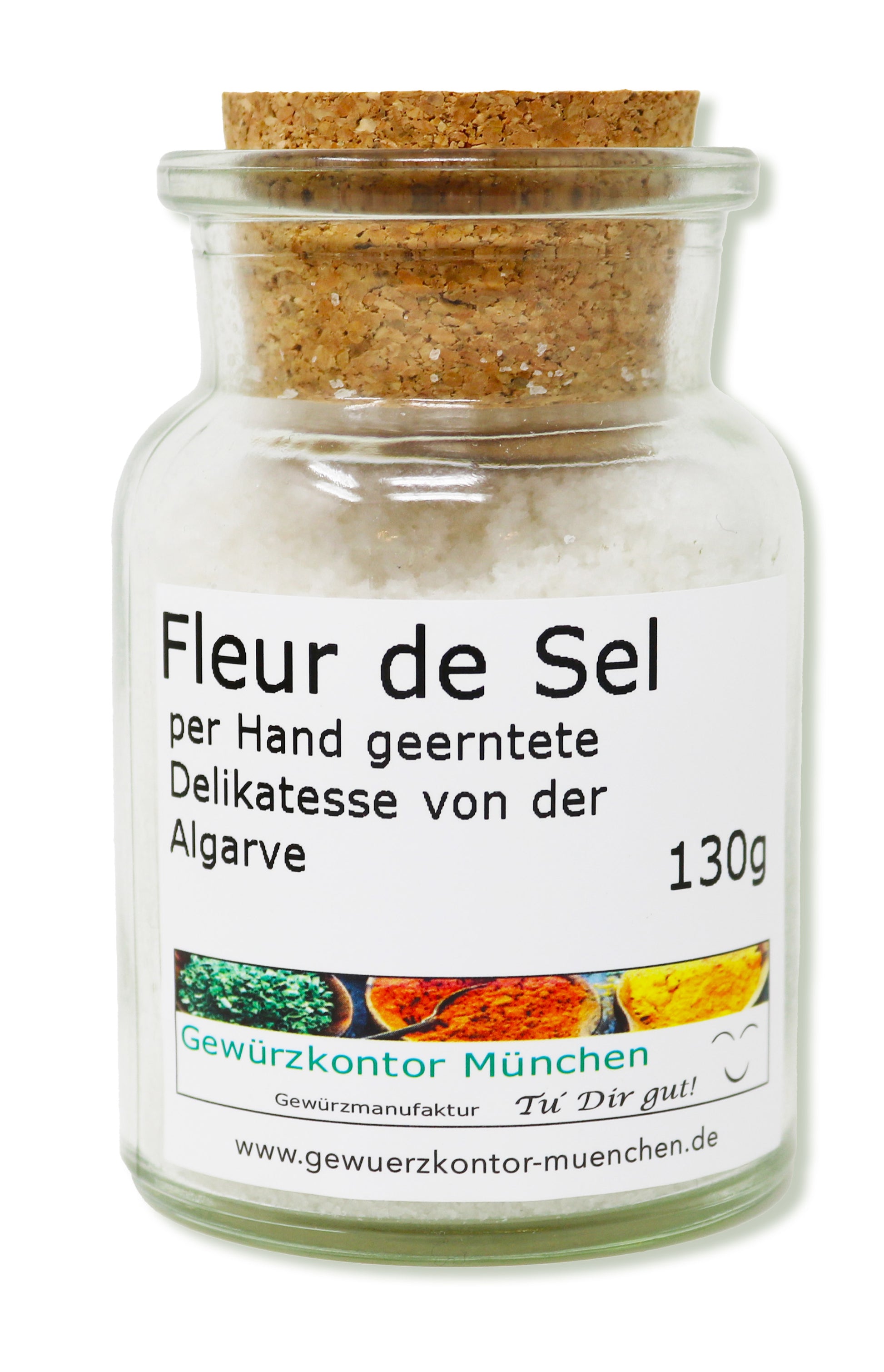 Fleur de Sel 130g Glas