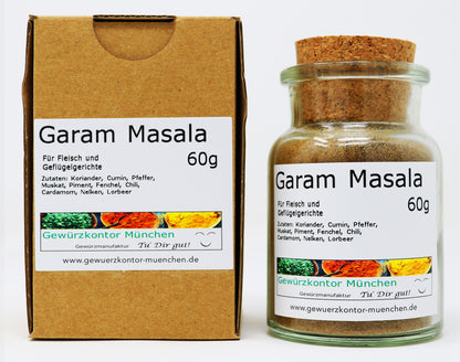 Garam Masala 60g Glas+ Karton