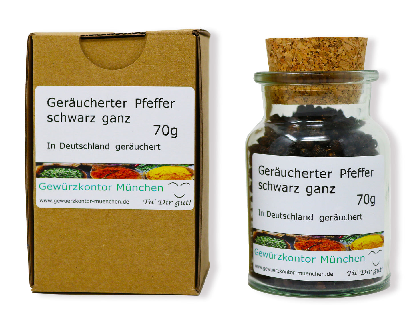 Gerucherter Pfeffer Karton