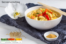 Hähnchencurry Serviervorschlag
