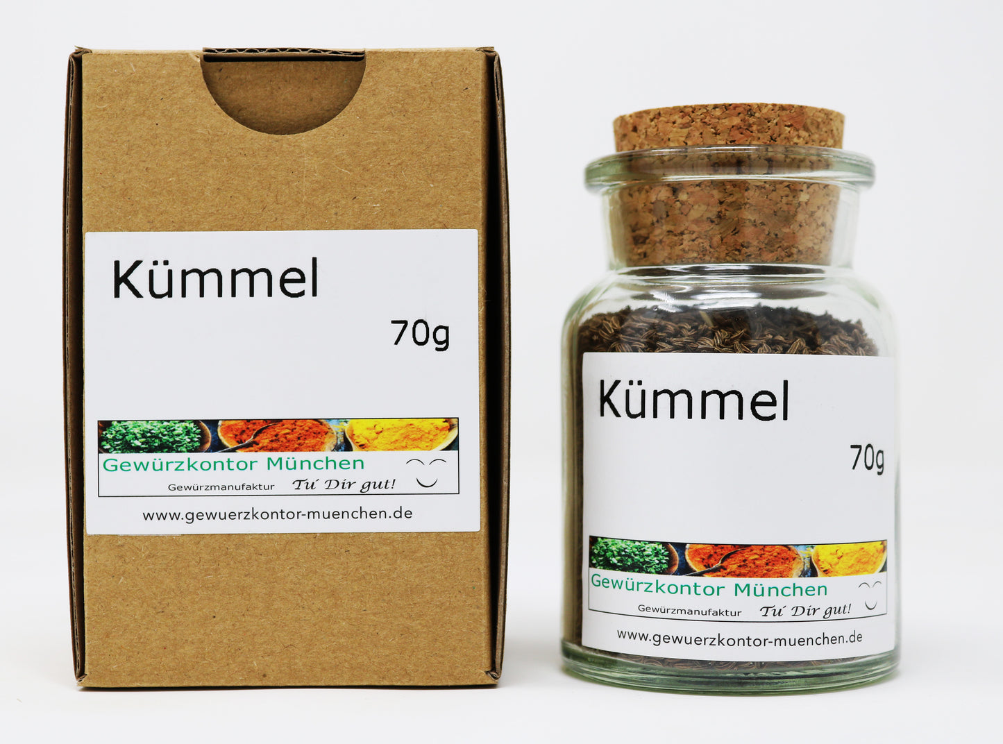 Kümmel Ganz 70g Glas-karton