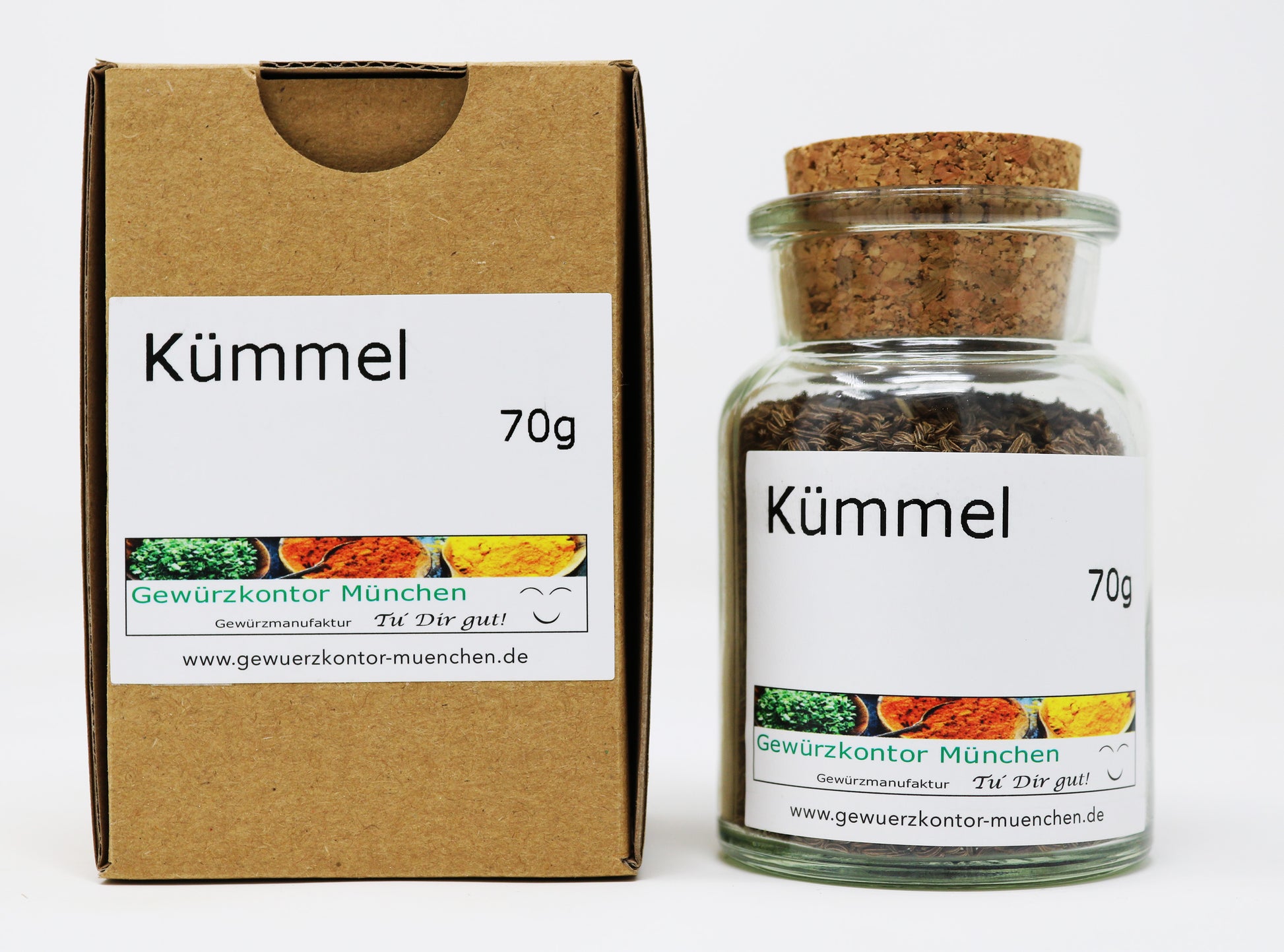 Kümmel Ganz 70g Glas-karton