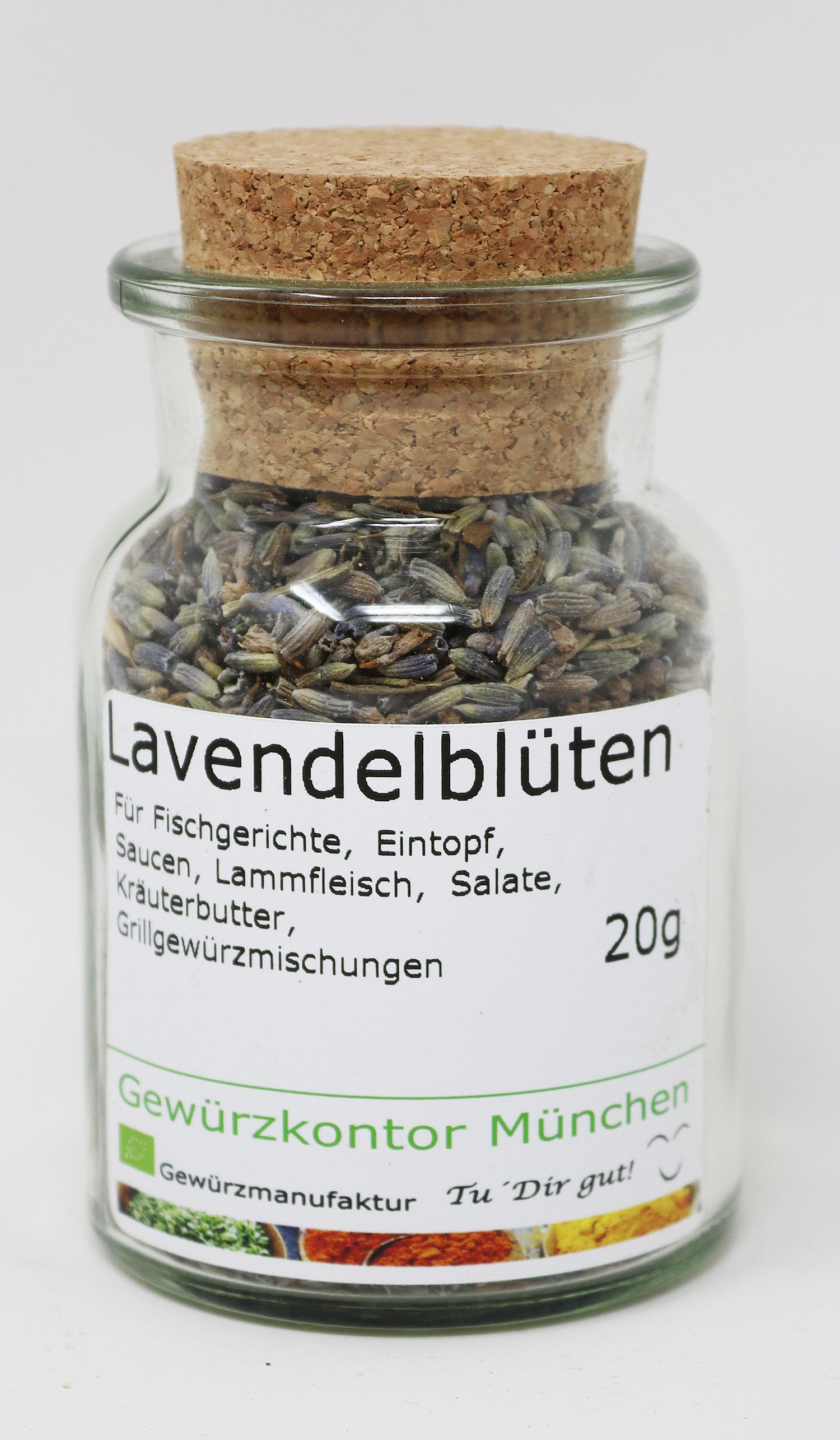 Lavendelblten 20g im Glas
