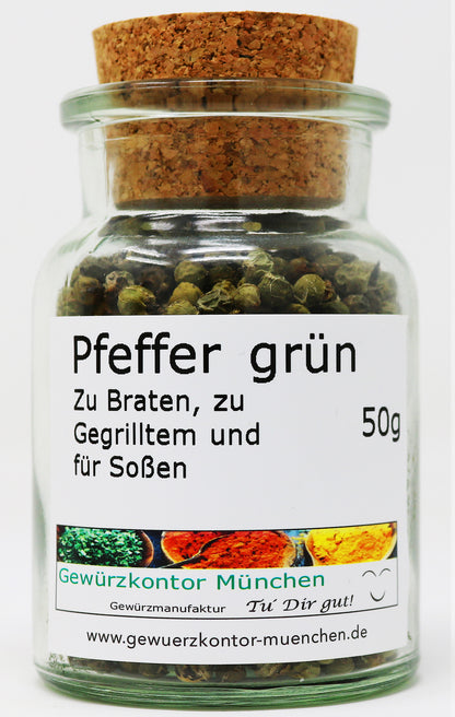 Pfeffer grün ganz 50g glas