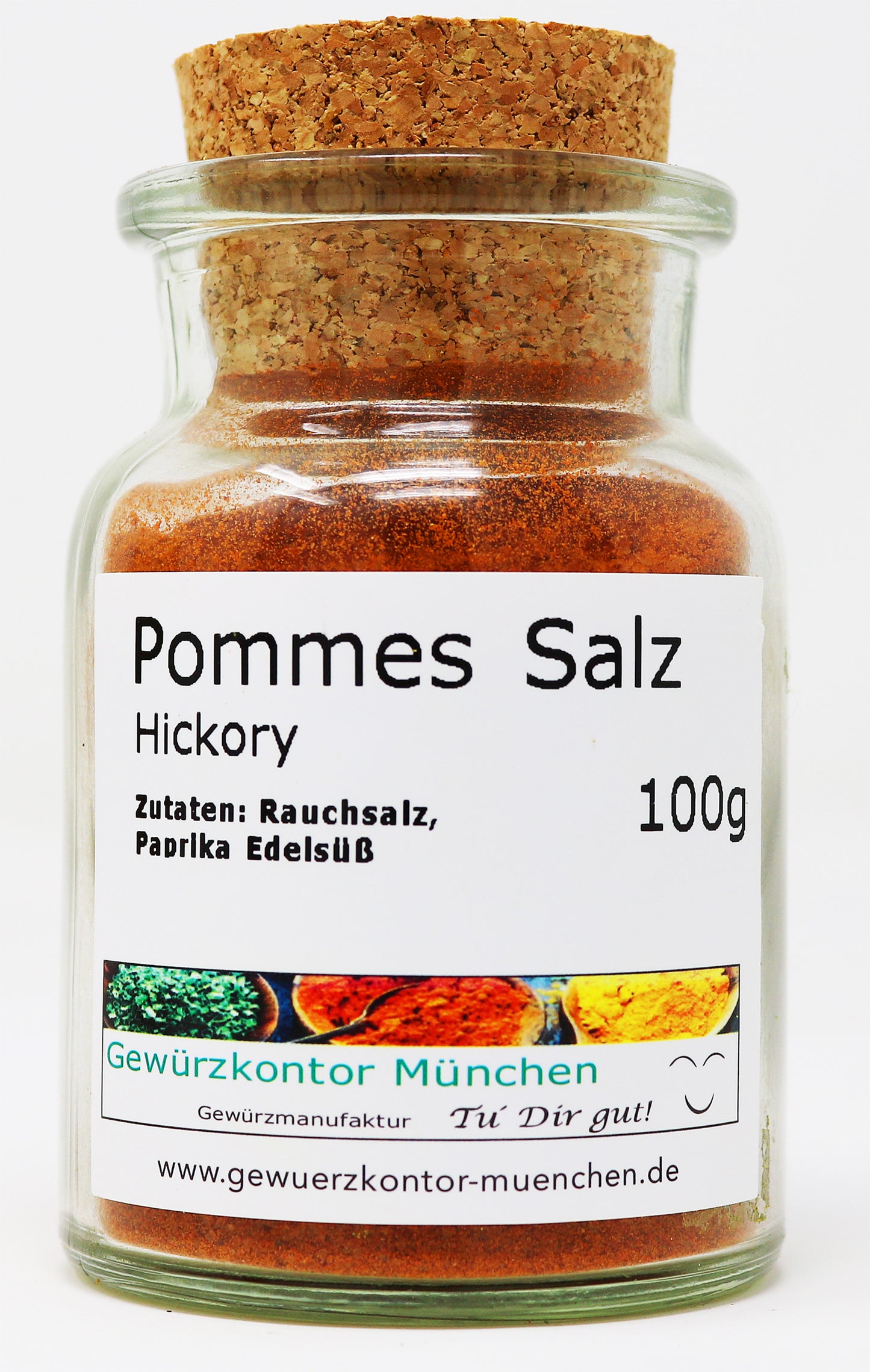 Pommes Salz Hickory 100g Glas