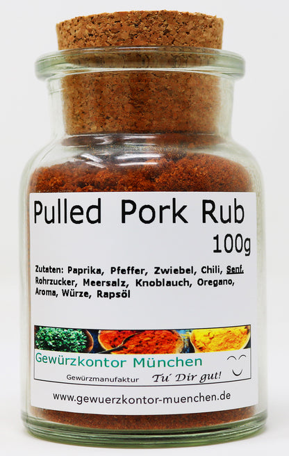 Pulled Pork rub 100g Glas