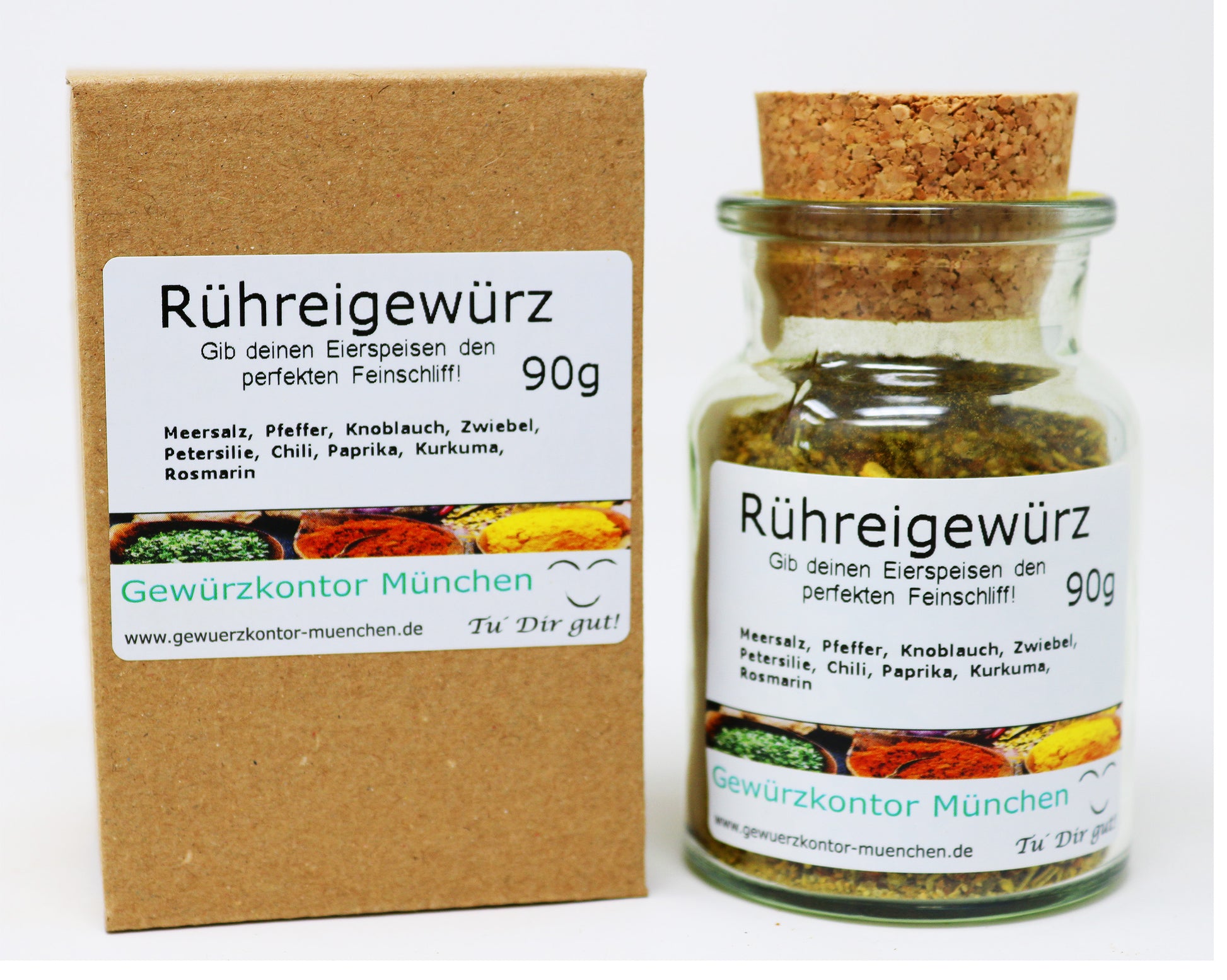 Rühreigewürz 90g Glas + Karton