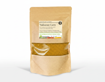 Vadouvan Curry Gewürz im Standbodenbeutel