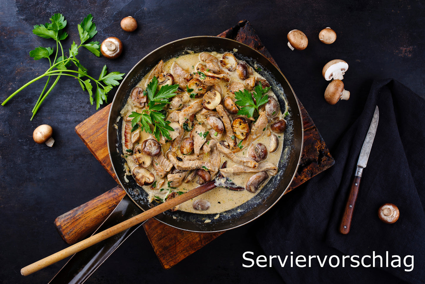 Wildgewürz Serviervorschlag