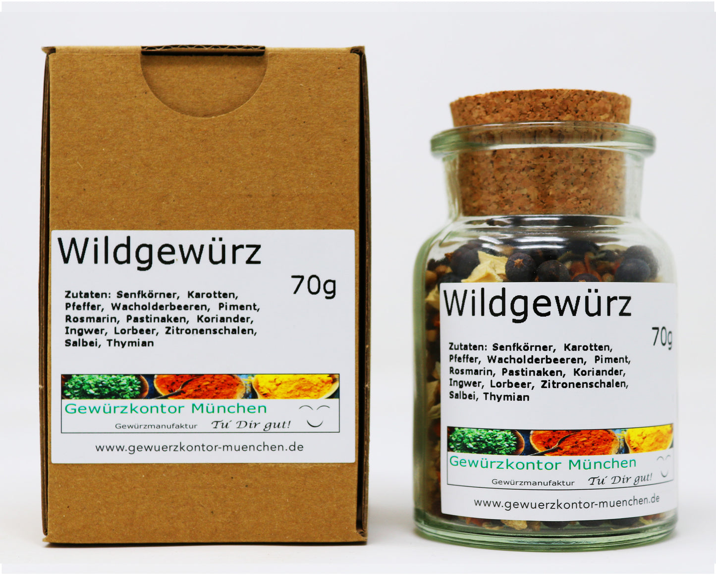 Wildgewürz ganz 70g Glas+ Karton