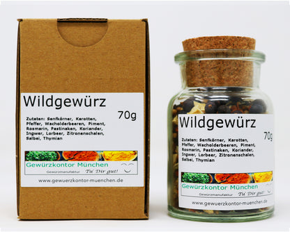 Wildgewürz ganz 70g Glas+ Karton