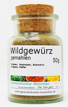Wildgewürz gemahlen 50g Glas