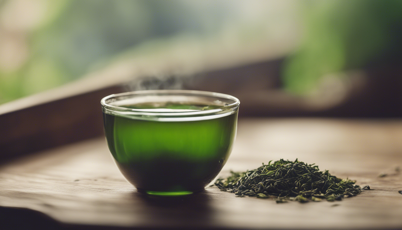 green Darjeeling tea FTGFOP 1 tea  in A nice cup