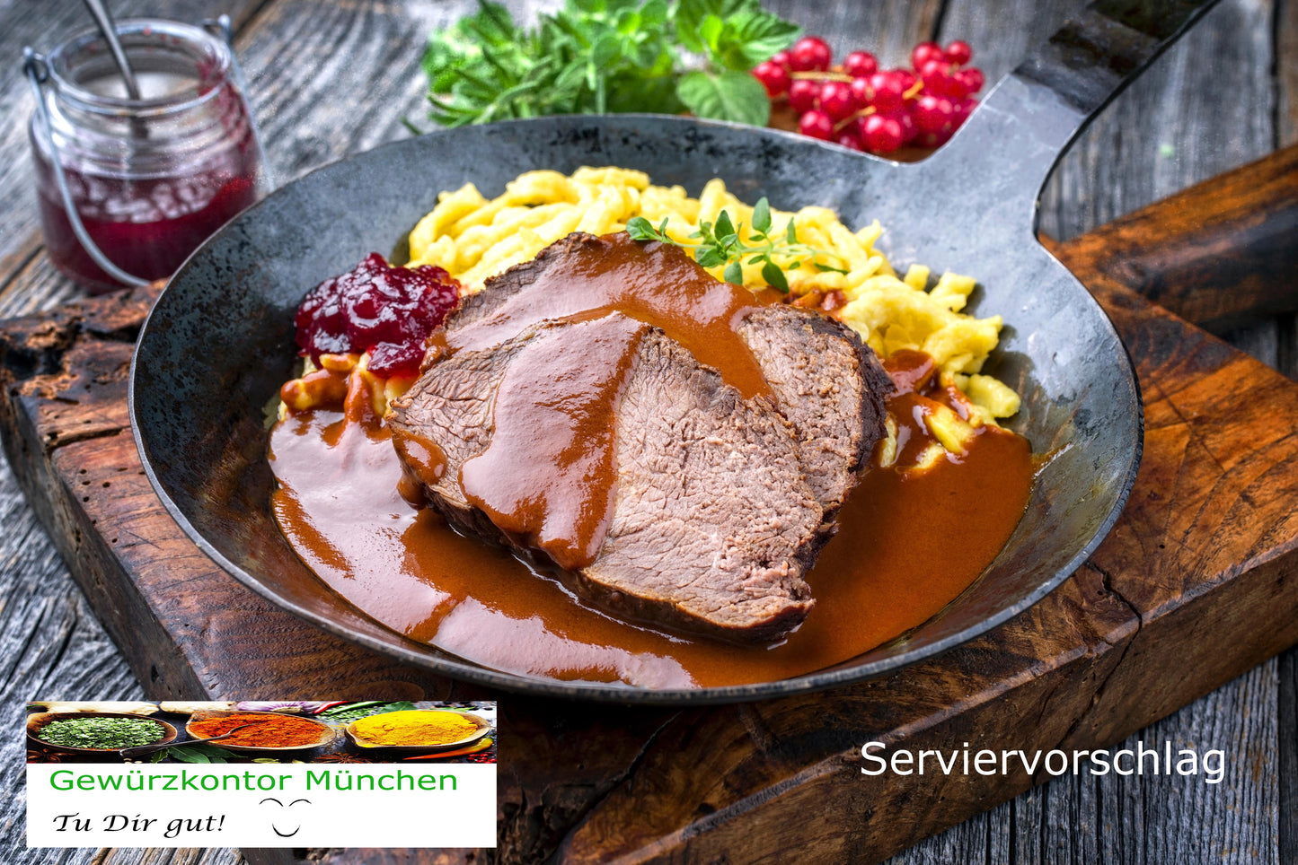 sauerbraten Serviervorschlag