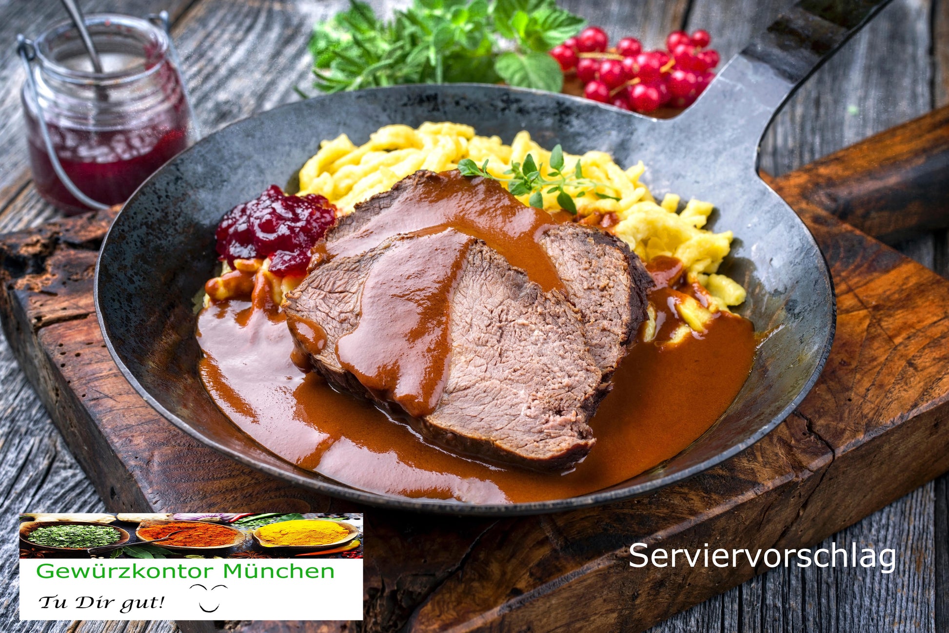 sauerbraten Serviervorschlag
