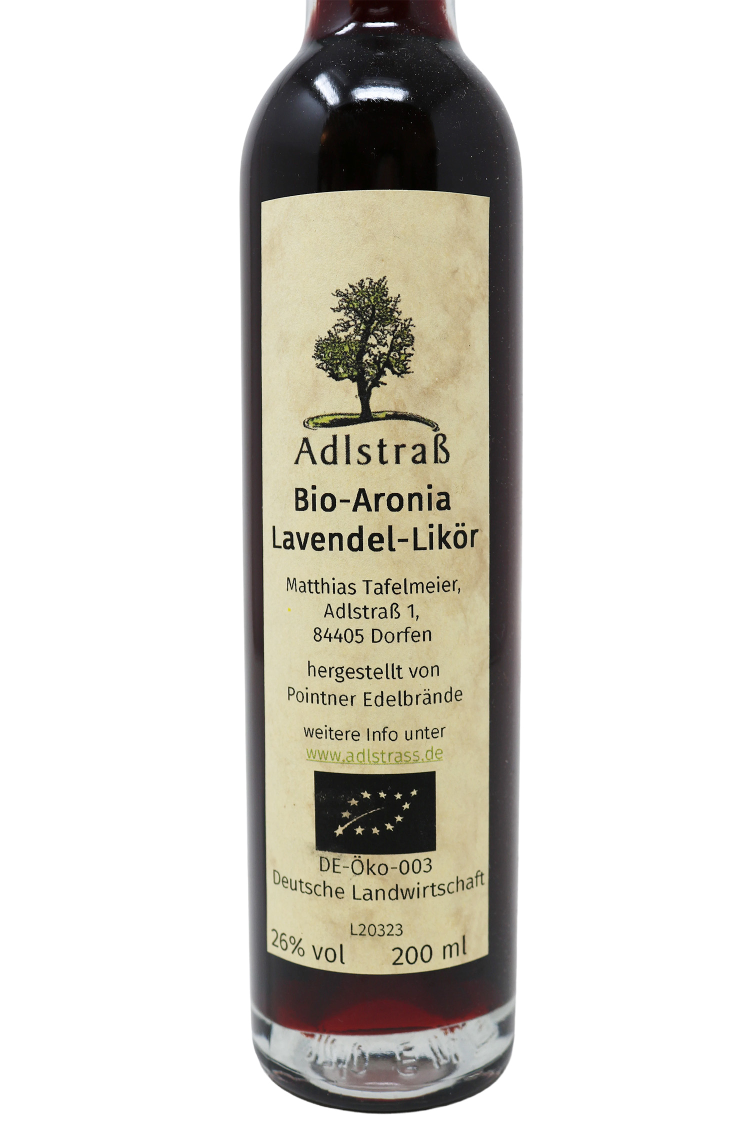 Adlstraß Bio Lavendel Aronia Likör