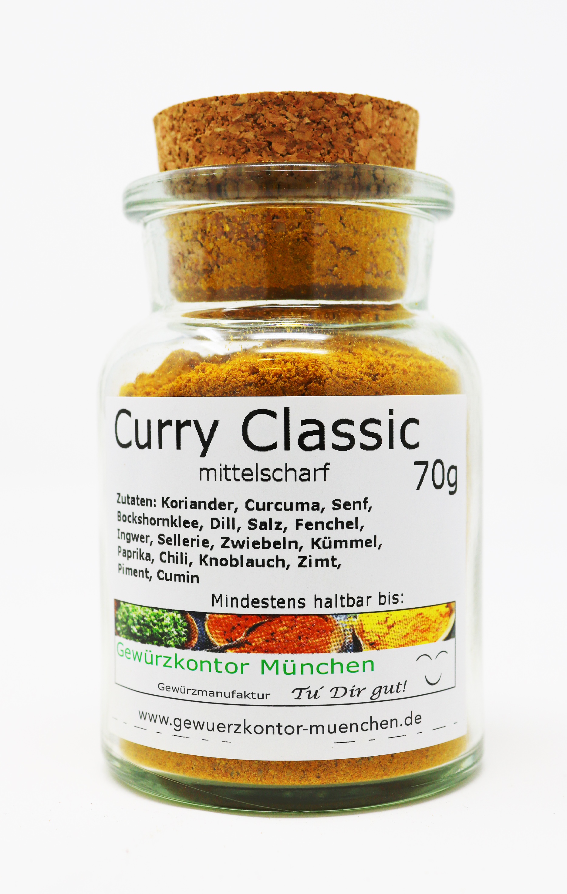 Curry Classic, Curry Englisch 70g im Glas