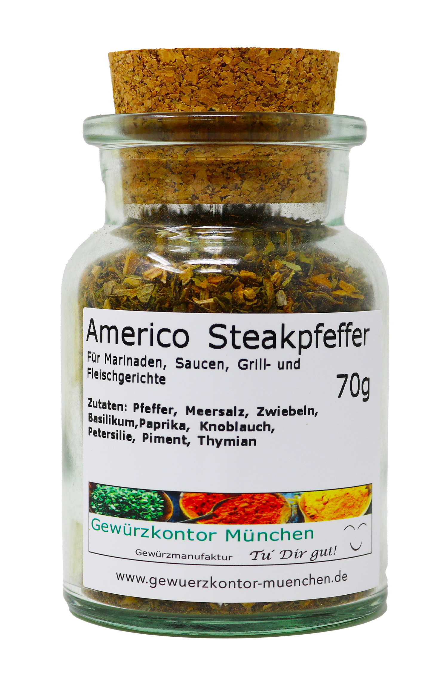 Americo Steakpfeffer 70g im Glas