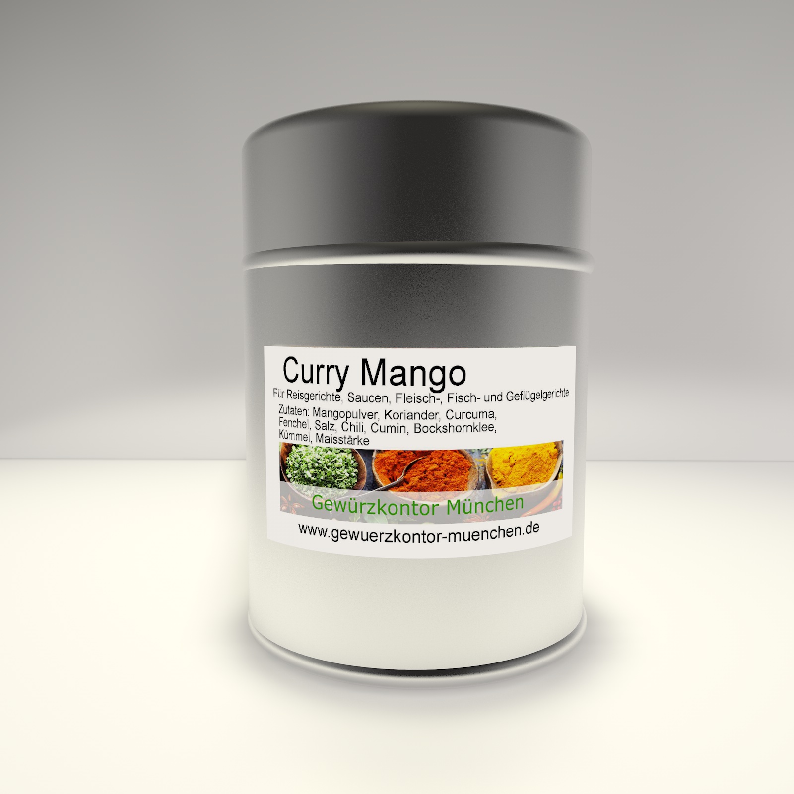 Curry Mango 50g im Streuer