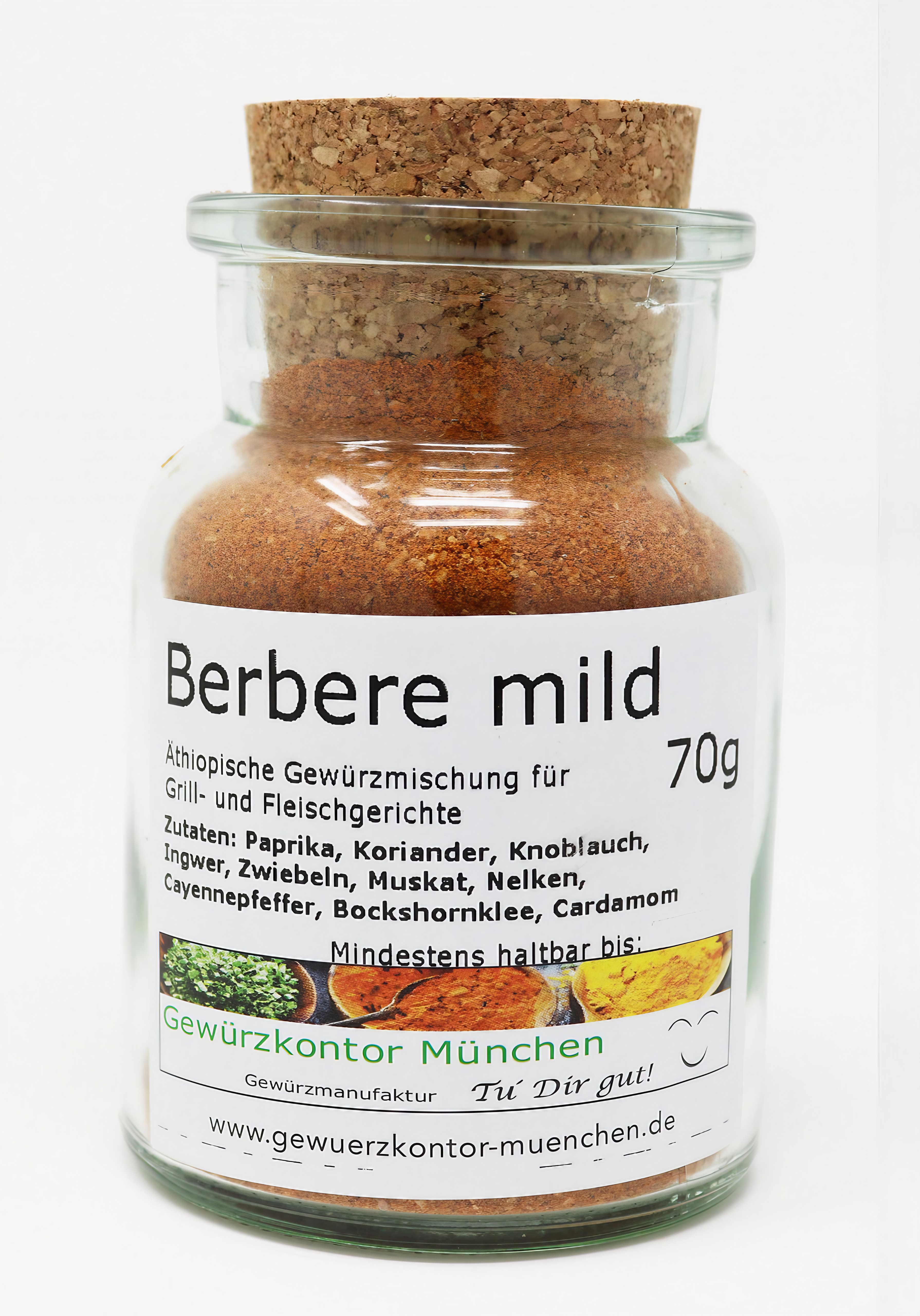 Berbere mild 70g im Glas