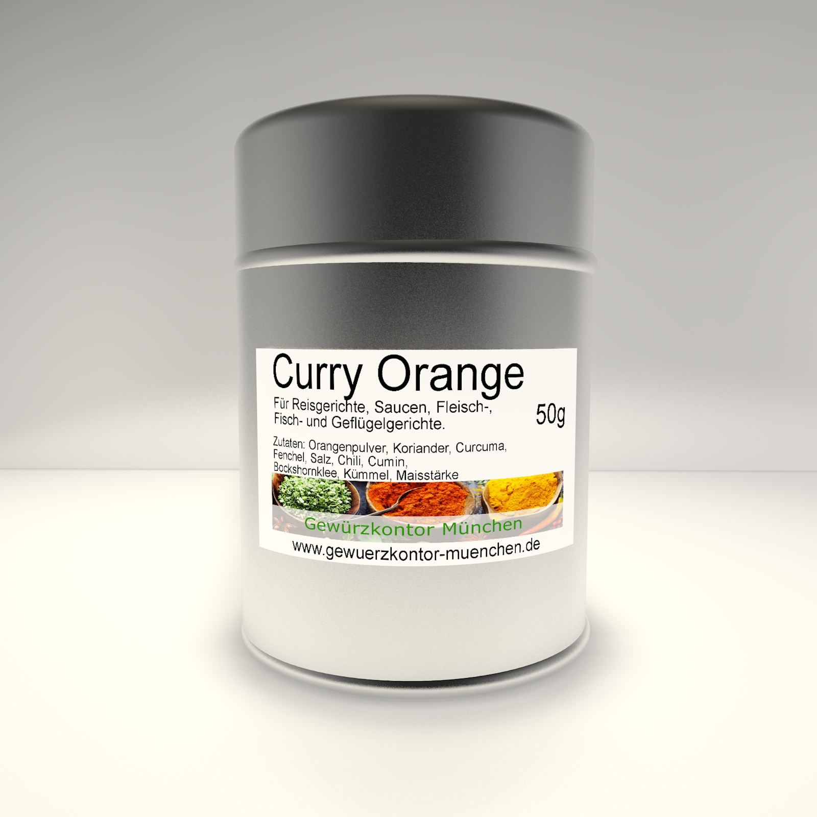 Curry Orange 50g im Streuer