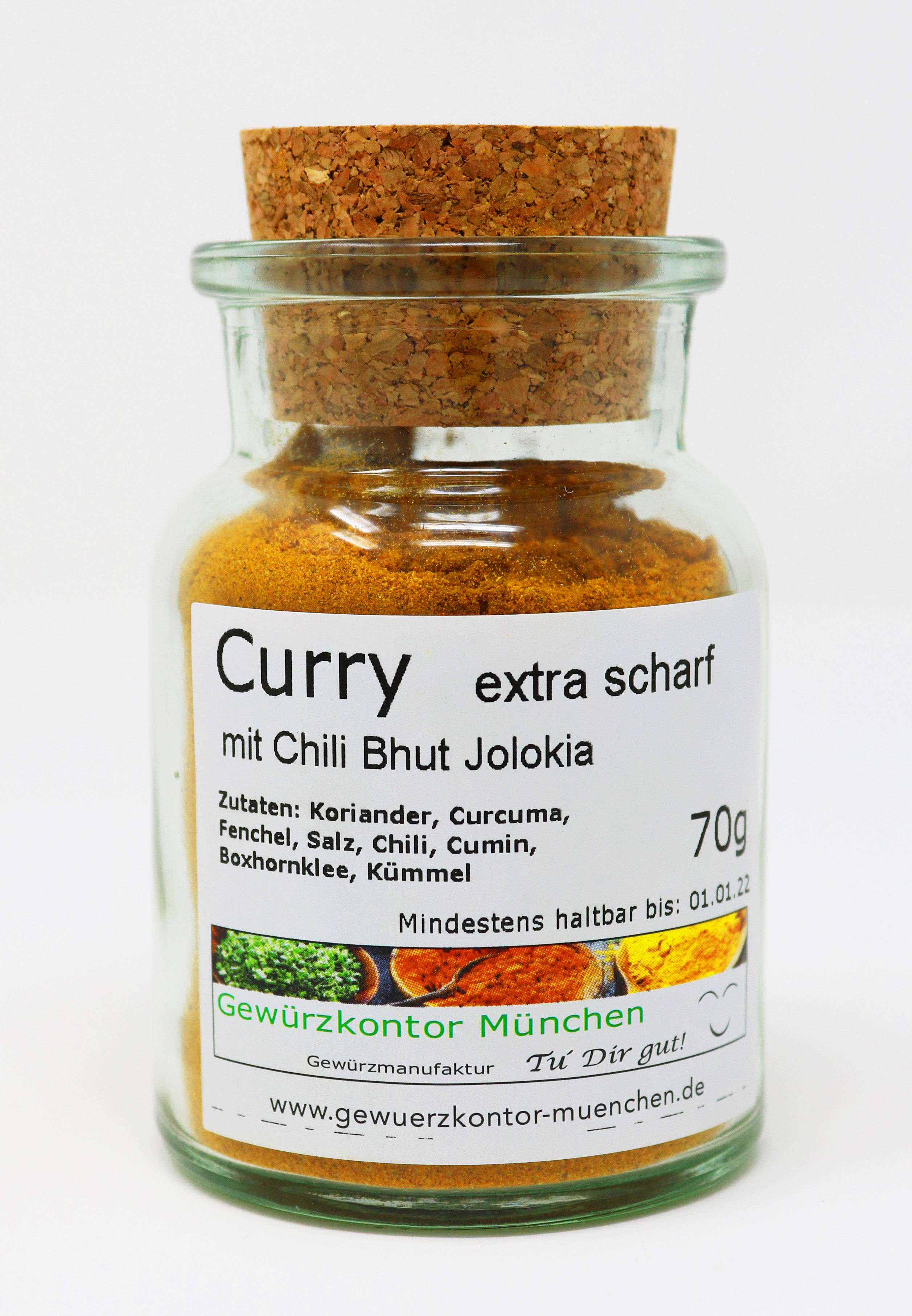 Curry extra scharf 70g im Glas