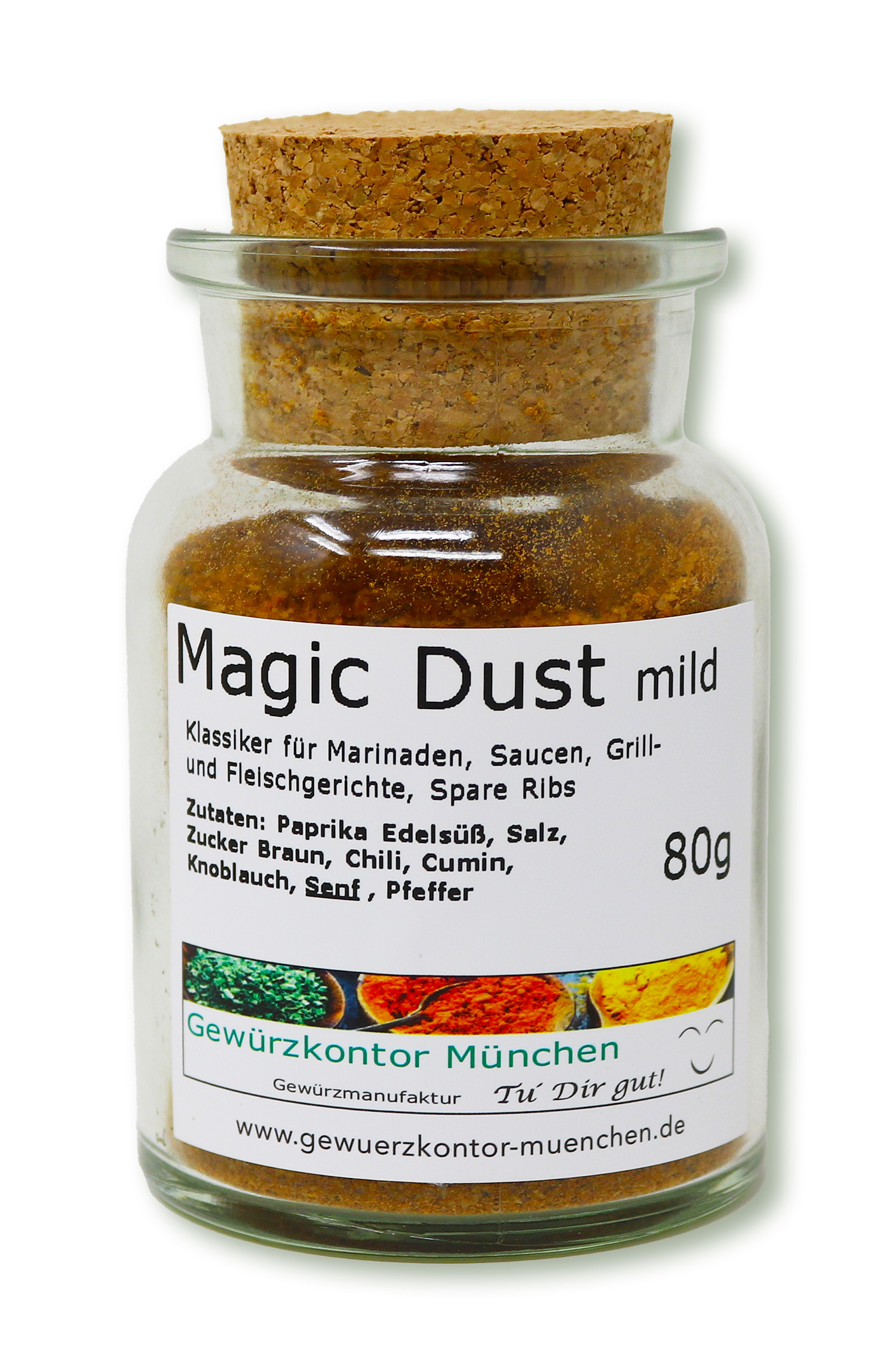 BBQ Rub Magic Dust mild 80g Glas