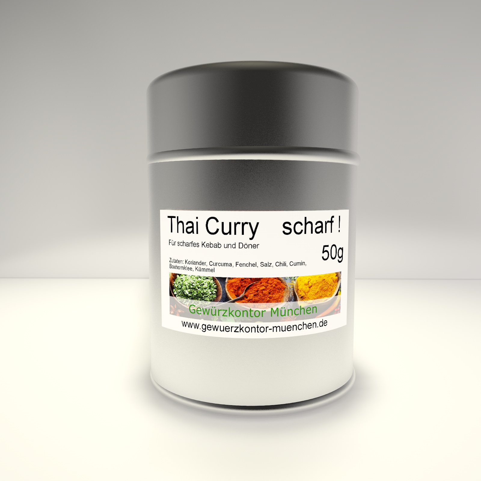 Thai Curry scharf 50g im Streuer
