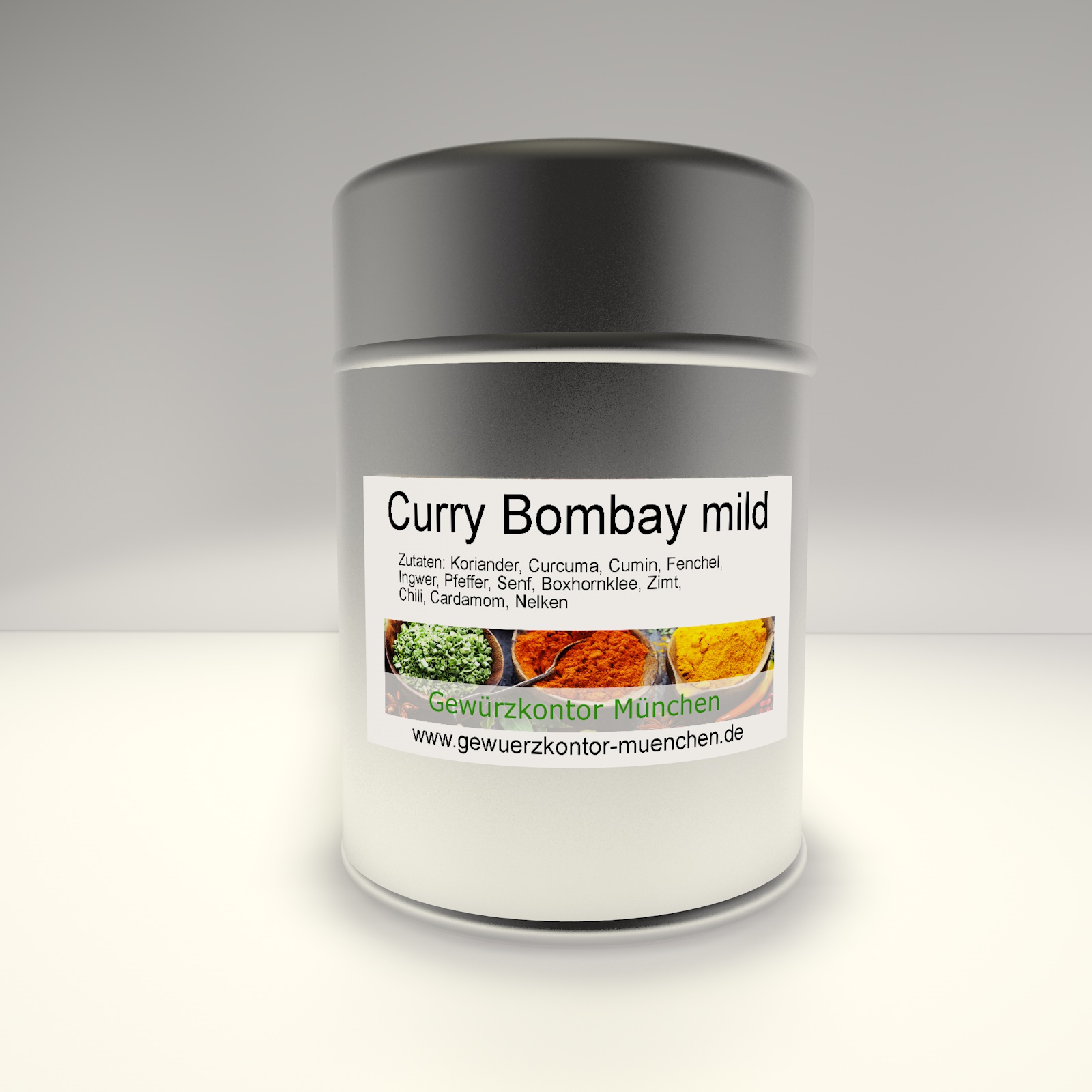 Curry Bombay mild 50g im Streuer