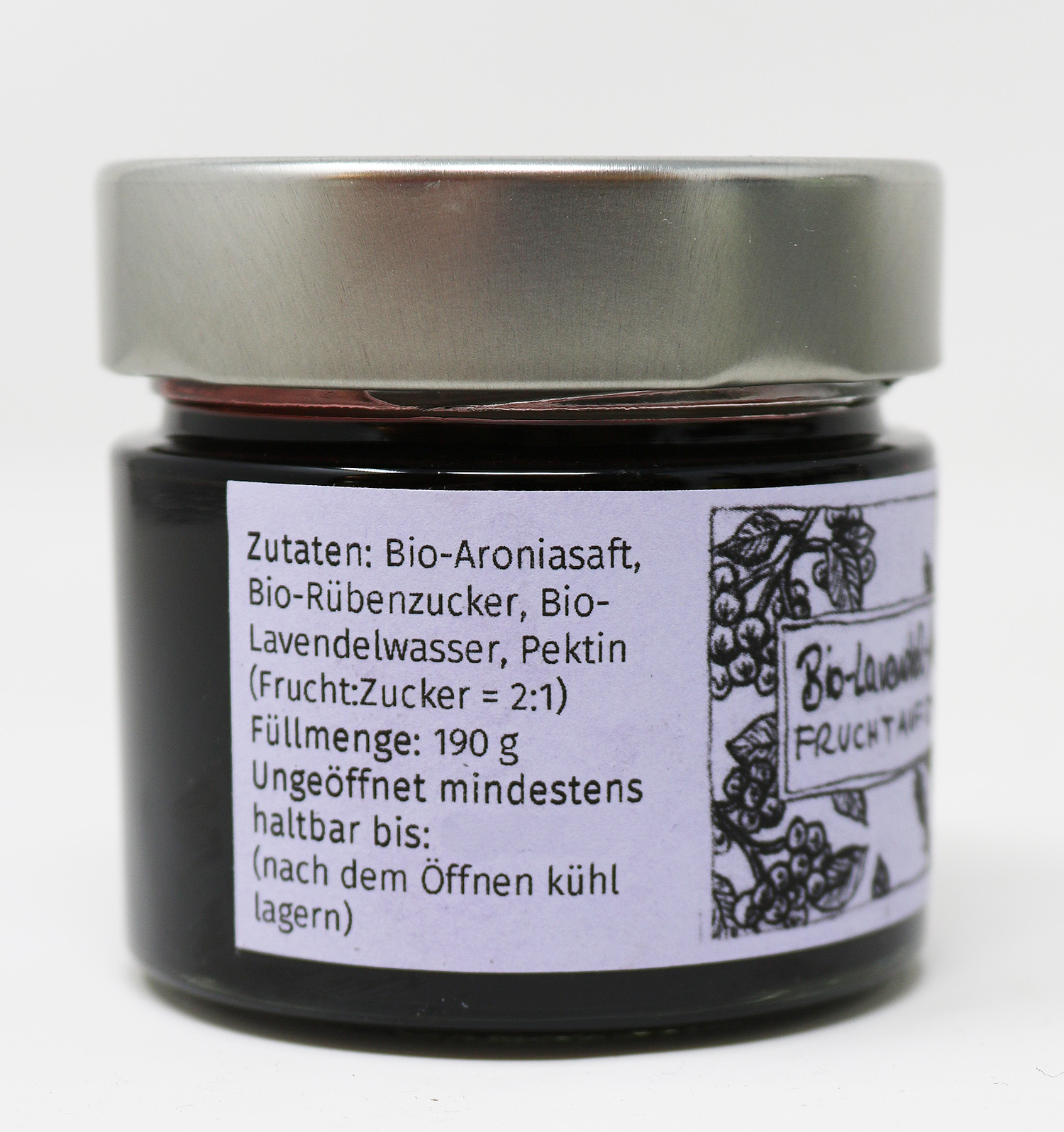 Adlstraß Bio Lavendel Aronia Brotaufstrich